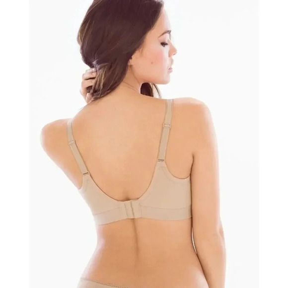 Soma Embraceable Beige Full Coverage Wireless Unlined Nursing Bra Size 38DD - Picture 4 of 8